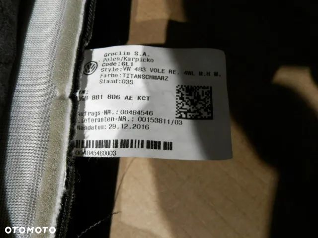 FOTEL FOTELE OPARCIE  LEWE PRAWE POSZYCIE TAPICERKA SKORA ALCANTARA TITANSCHWARZ KCT VOLKSWAGEN ARTEON 3G8 R LINE ORYGINAŁ KCT - 12