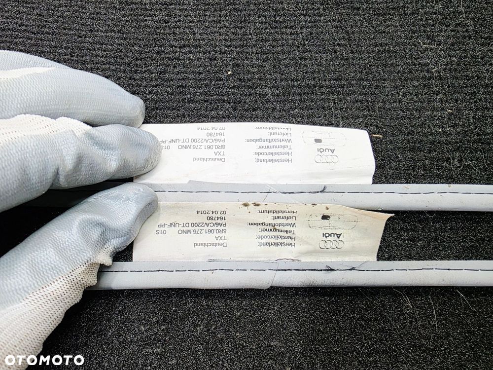 DYWAN DYWANIKI MATERIAŁ WELUR AUDI Q5 8R 8R0061276 8R1061275 - 13