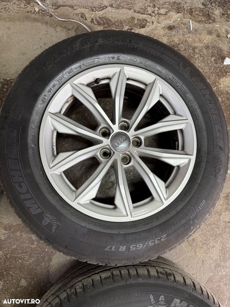 Set jante aliaj AUDI Q5 FY an 2016-2023 cu cauciucuri vara MICHELIN 235/65R17 dot 2023 - 4
