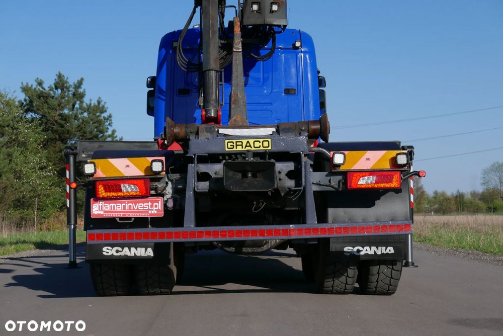Scania R 380 6X4 RESOR DŹWIG PALFINGER BLOKADA MOSTÓW MANUAL DO ZŁOMU - 32