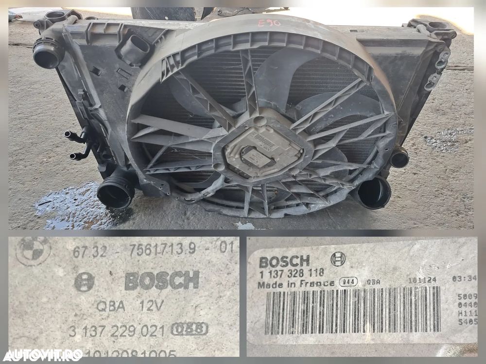 Radiator intercooler Radiator clima ac Radiator racire motor Electroventilator GMW Carcasa suport radiatoare Originale BMW E90+LCI E91+LCI E92+LCI E93+LCI - 5