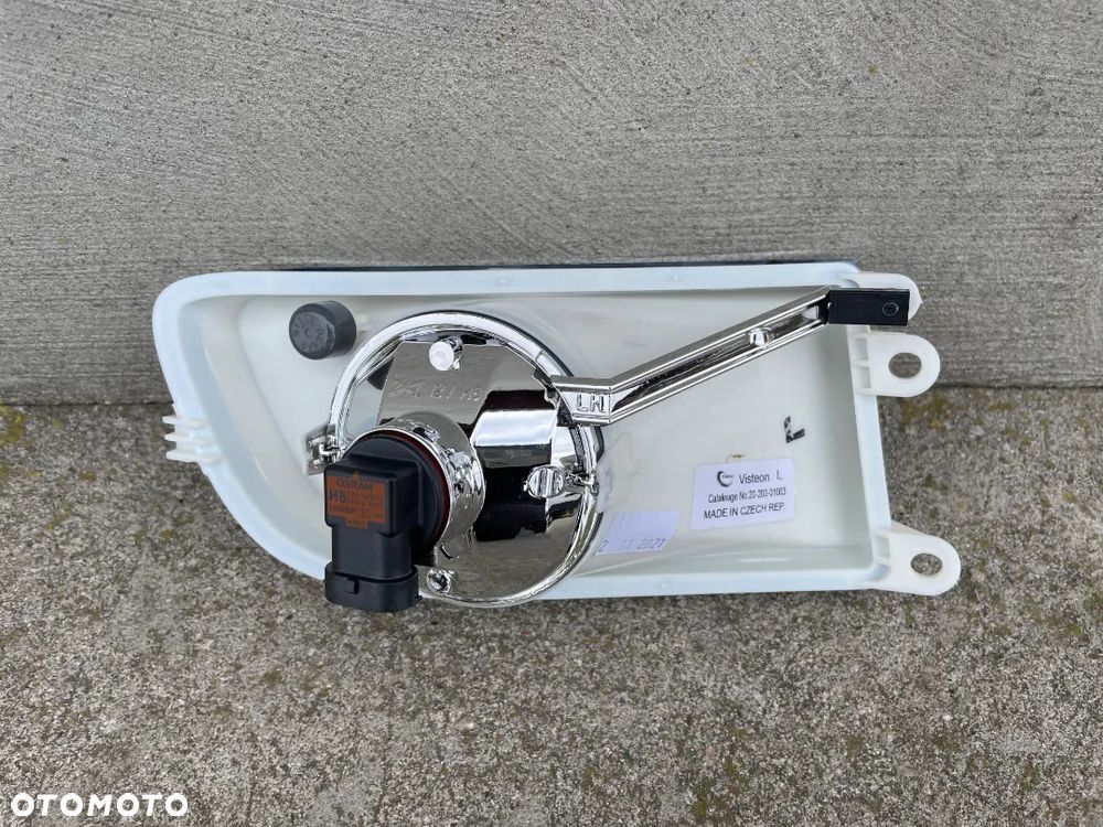 HALOGEN LEWY SKODA OCTAVIA II  2004-2008 - NOWY VISTEON - 2
