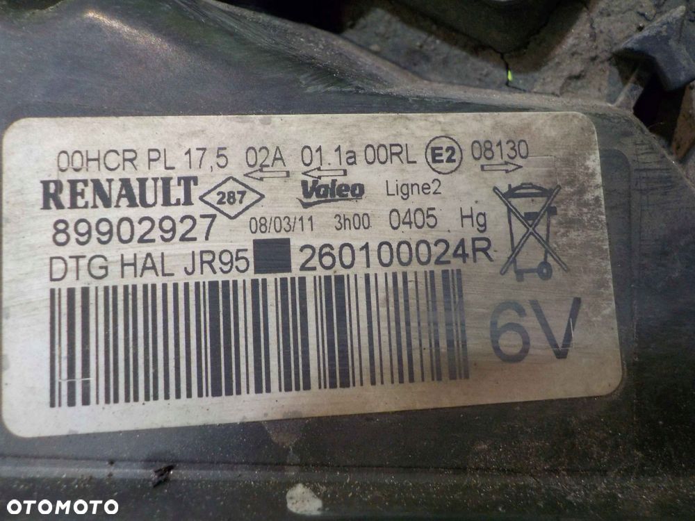 RENAULT GRAND SCENIC III 11r lampa prawa przod 89902927 - 7