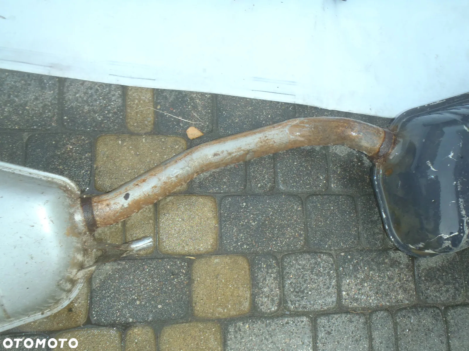 wydech tłumik rura portki kolektory mercedes  w124 124 jak nowy  oryginał posiadam wszystkie części - 14