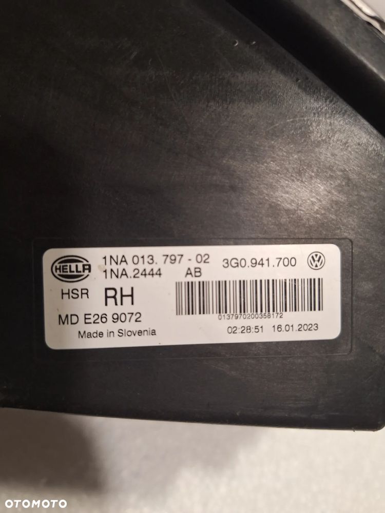 HALOGEN LAMPKA PRZECIWMGIELNA PRAWA VW PASSAT B8 3G0 LIFT 2019- 3G0941700 - 2