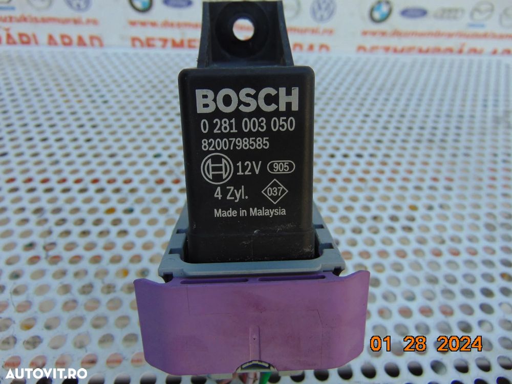 Releu Bujii Renault Scenic 3 megane 3Nissan Qashqai X Trail t32 Trafic Opel Vivaro 1.6 cod - 1