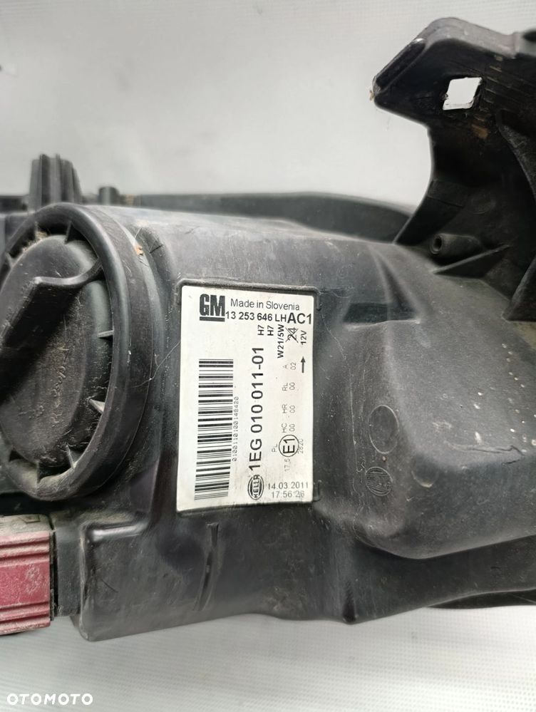 Astra J lampa przednia przód bez uszkodzeń oryginał Europa Astra IV Opel - 5