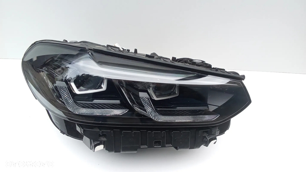 Lampa Prawa Full LED Adaptive czarna BMW X3 G01 X4 G02 shadow Line bdb.stan