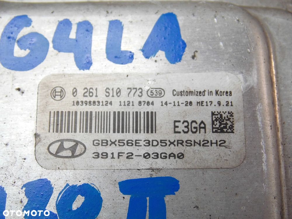 KOMPUTER STEROWNIK SILNIKA HYUNDAI I20 II 1.2 16V G4LA ORYGINAŁ - 3