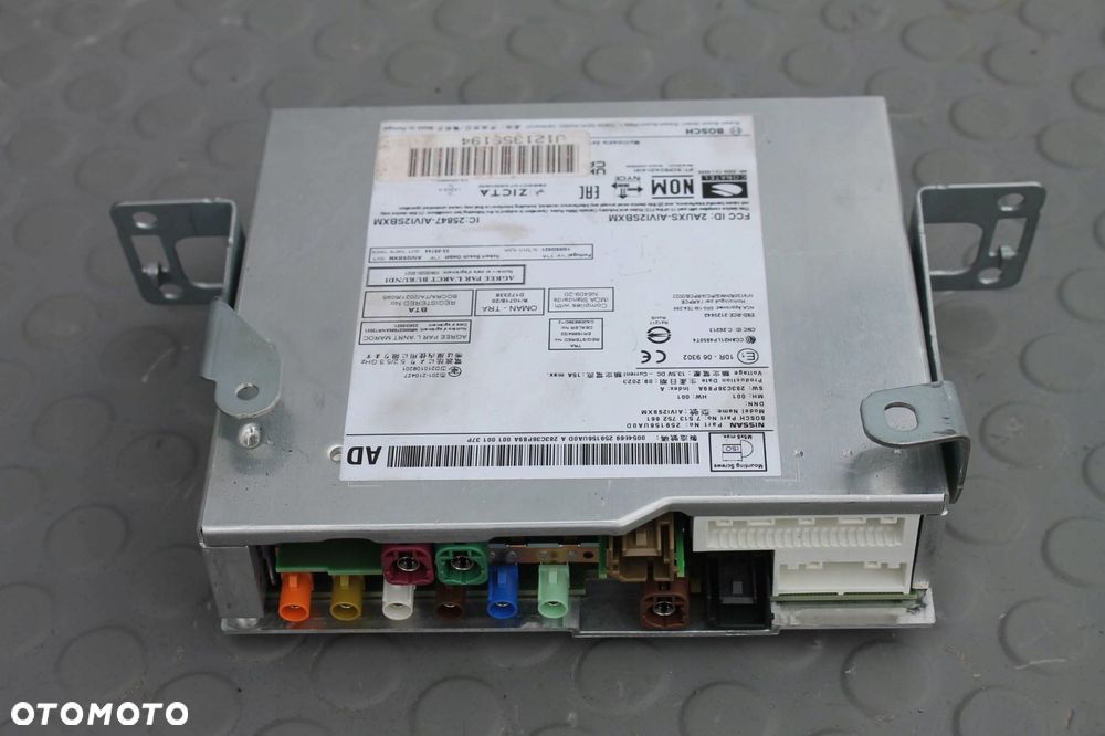 moduł radia sterownik audio 259156ua0d nissan qashqai iii j12 21- - 4