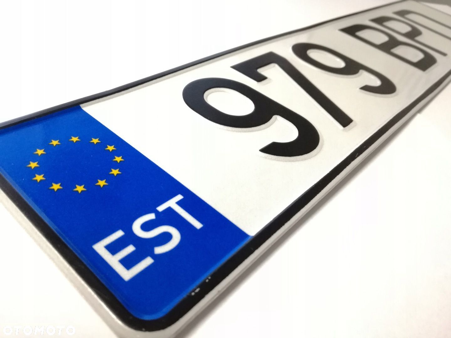 Tablica rejestracyjna EST - Estonia Estońska - 1