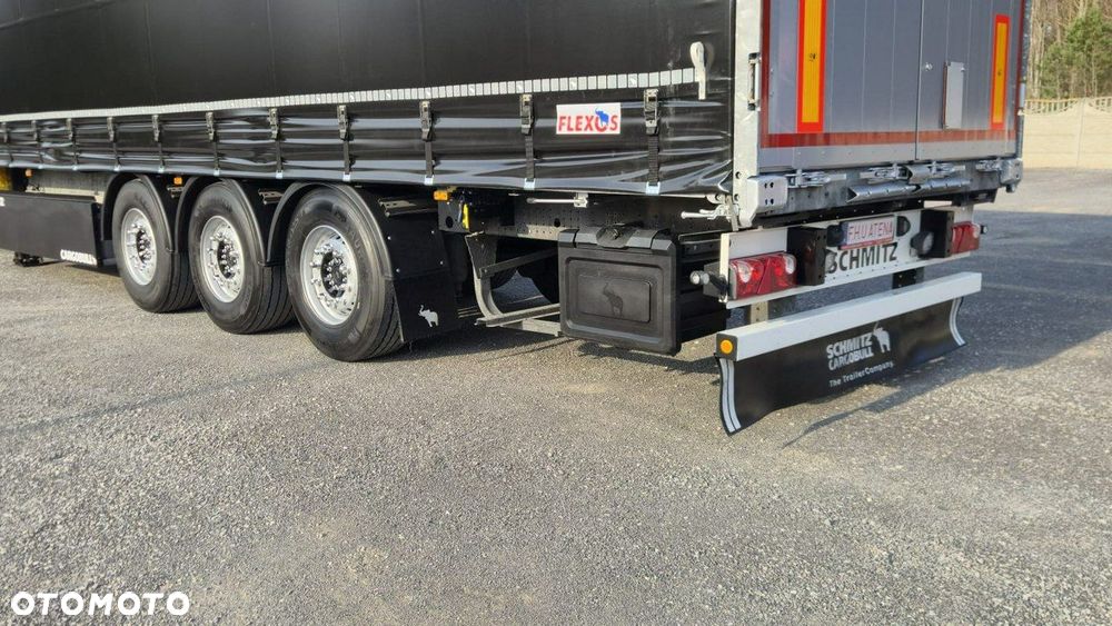 Schmitz Cargobull Firana Standard, Dach podnoszony, Oś podnoszona - 21
