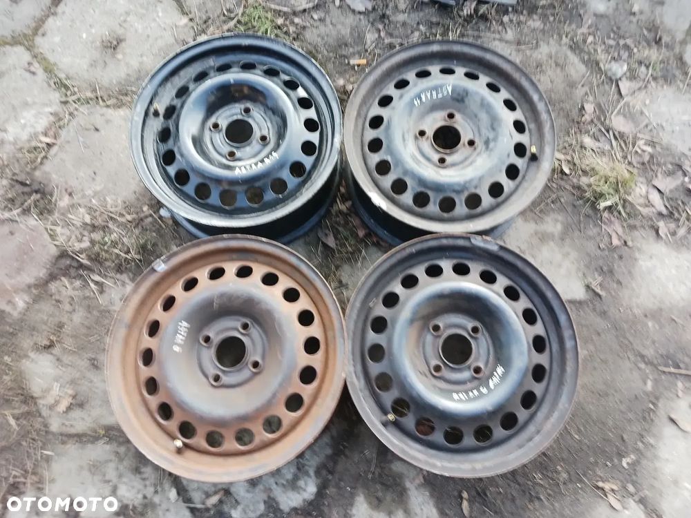Felgi stalowe Opel Astra G H Meriva Combo Zafira 4x100 6Jx15H2 ET49 Komplet - 1