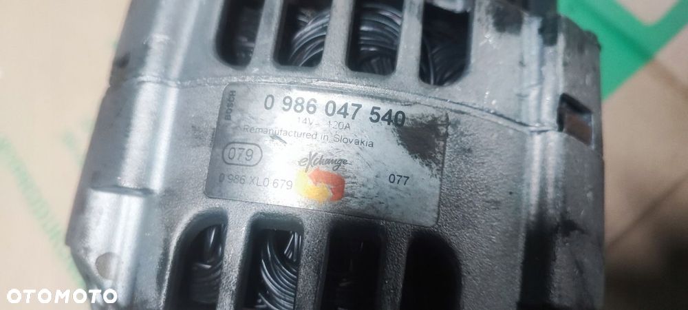 A0111546402 ALTERNATOR BOSCH MERCEDES 2.0 KOMPRESOR 3.2 120A 0986047540 - 4