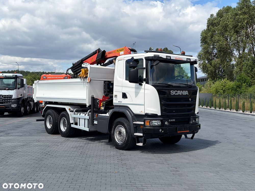 Scania P410 / 6x4 / EURO 6 / HDS / WYSUW x3 / ROTATOR / CHYWTAK / STEROWANIE RADIOWE / WYWROTKA / HYDROBURTA / AUTOMAT / KAMERA COFANIA / NAWIGACJA / NISKI PRZEBIEG / 2017 / SERWISOWANY / SPROWADZONY - 14