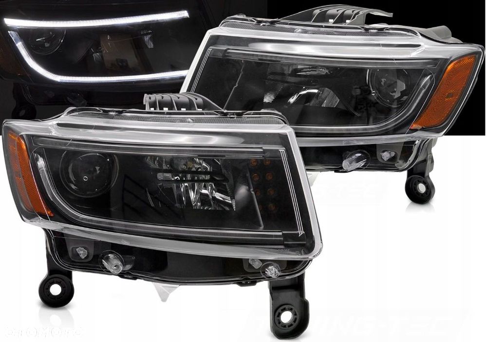 Reflektor Lampa Dayline LED Tube Neon Tuning Jeep Grand Cherokee WK2 Lift - 2