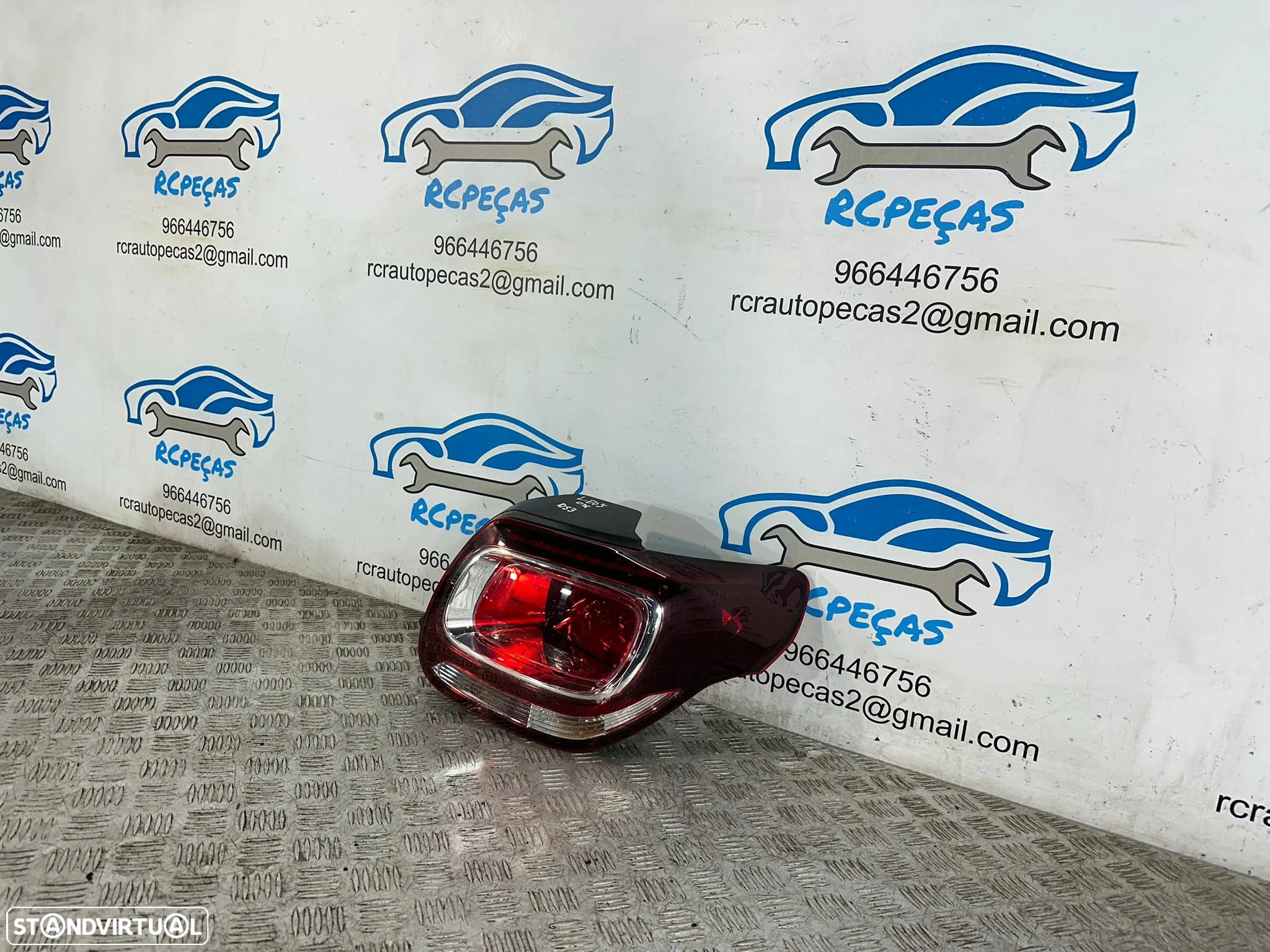 .Farolim traseiro Tras Direito Esquerdo PSA Citroen DS DS3 2009 - 2016 - 12
