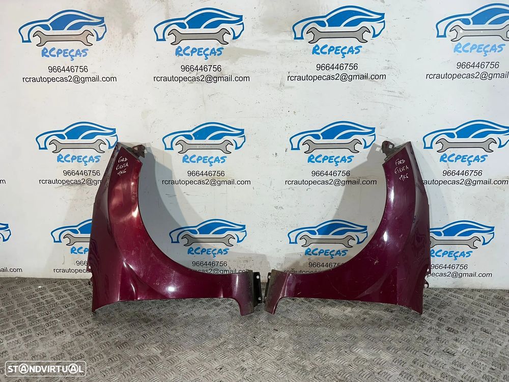 .Conjunto Guardalamas Esquerdo Direito Ford Fiesta MK6 VI 6 2008 - 2017 - 1