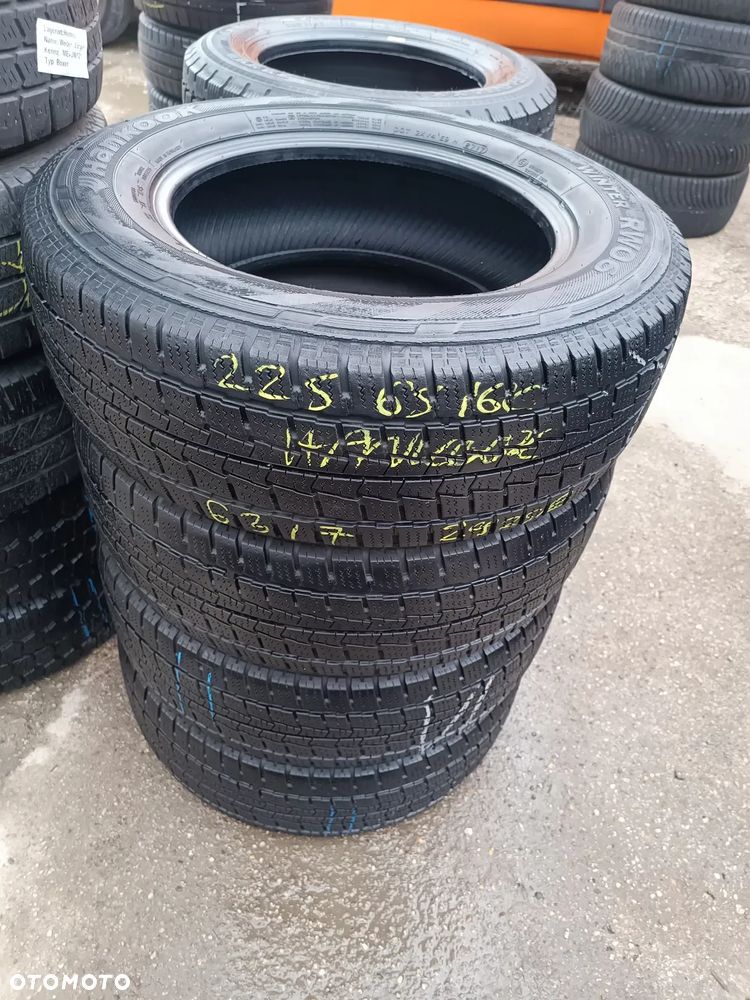 225/65R16C 16 C 112/110R Hankook Winter RW06 Opony zimowe zima ALU-RAD Legnica 6mm 225/65 - 2