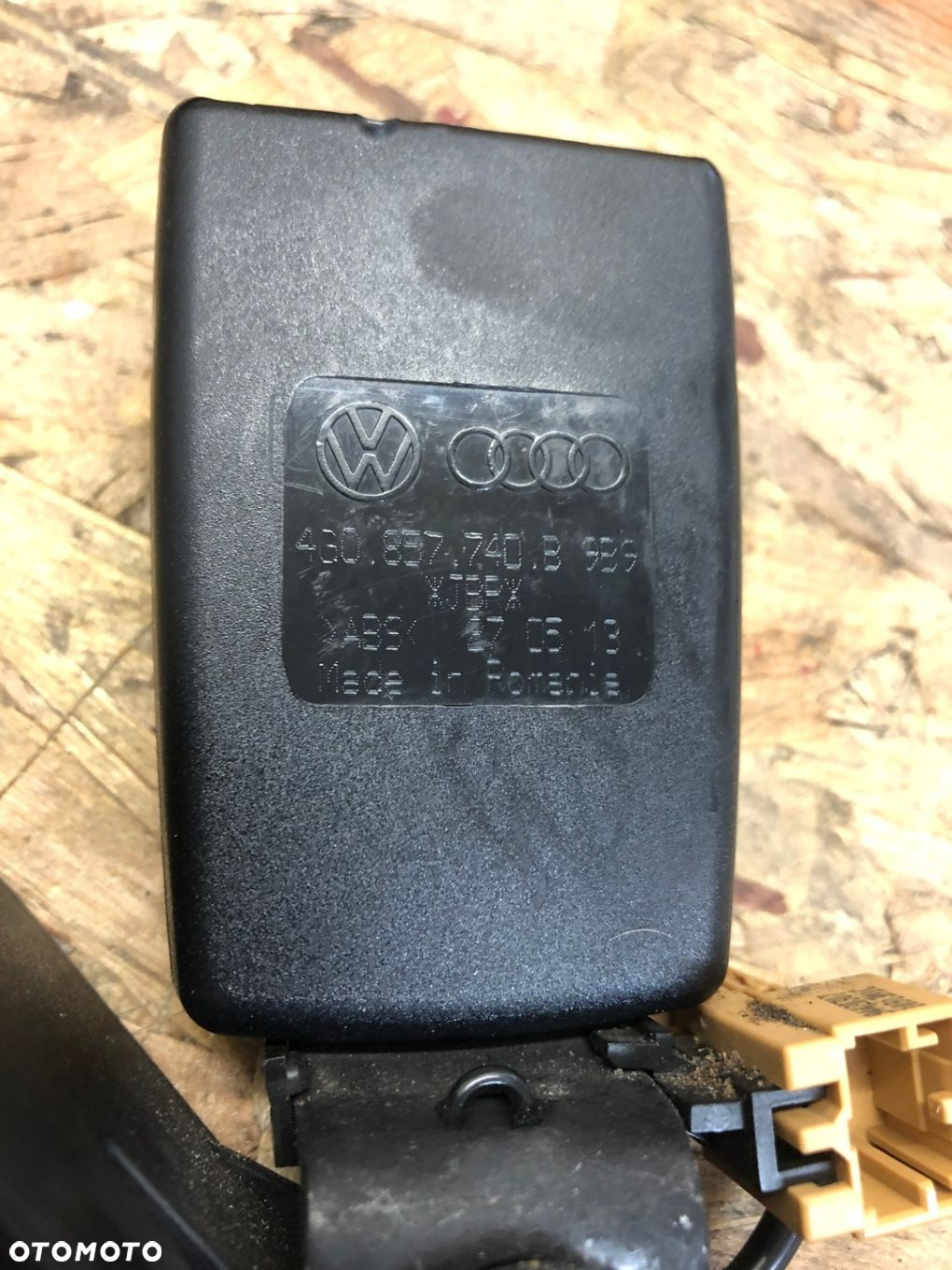 ZAPINKA PASA TYŁ TYLNEGO AUDI A6 C7 4G0857740B - 2
