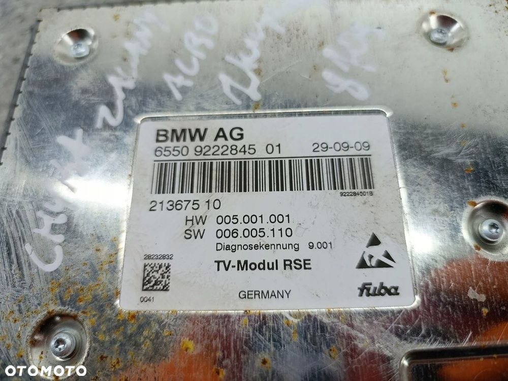 MODUŁ, STEROWNIK BMW 7 F02 9222845 4.4 V8 750Li - 3