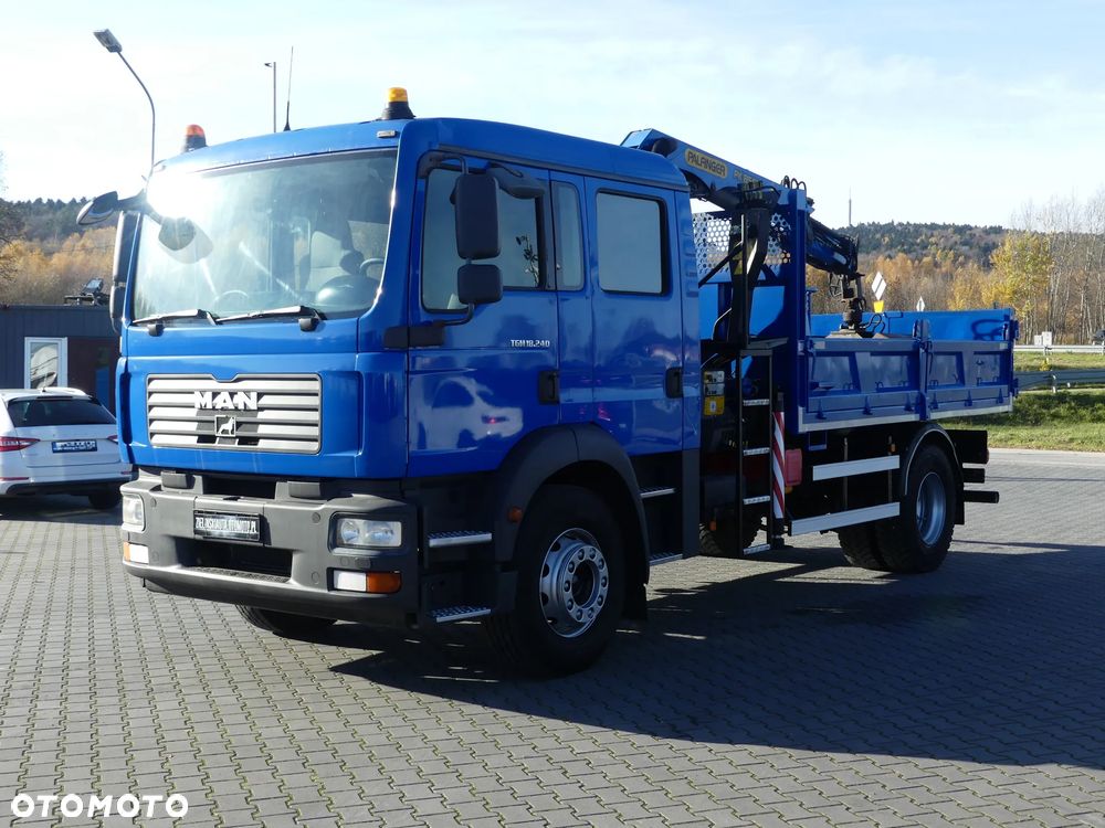 MAN TGM 18.240 / WYWROTKA + HDS / ŁYŻKA / DOKA / DŹWIG / - 6