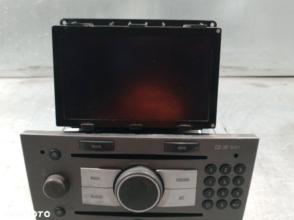 RADIO CD NAVI OPEL VECTRA C 13113150 383555646 24461297 5W70093 1.9 CDTI - 1