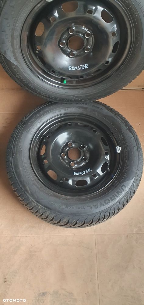 Felgi stalowe z oponami 5J ET35 175/70 R14 5X100 Skoda Roomster 6Q0601027R - 9