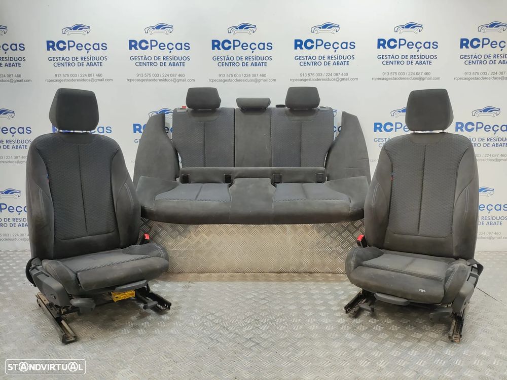 Conjunto Bancos em Alcântara BMW Serie 1 F20 Pack M 2012 - 2019 - 1
