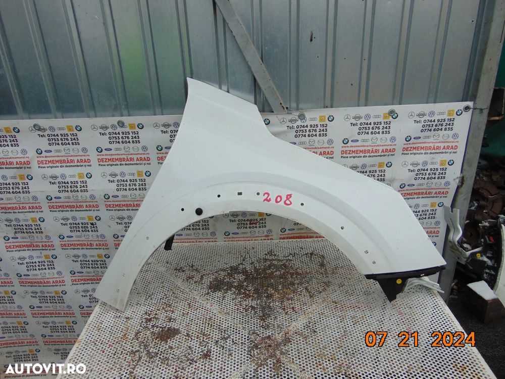 Aripa peugeot 208 dupa 2019 aripi stanga dreapta fata peugeot 208 2019+ - 1