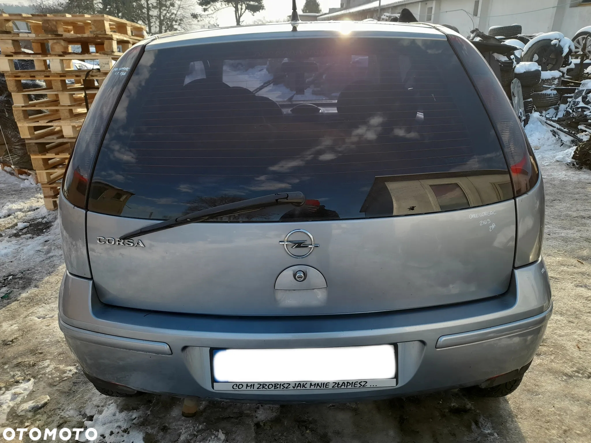 OPEL CORSA C DRZWI PRAWY PRAWE PRZÓD PRZEDNIE 4AU Z163 WERSJA 3-DRZWIOWA - 17