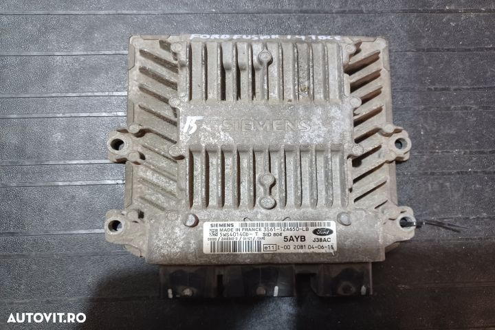 Calculator motor ECU 3S6112A650  5WS40140DT - 1.4 TDCI 3S6112A650  5W - 1