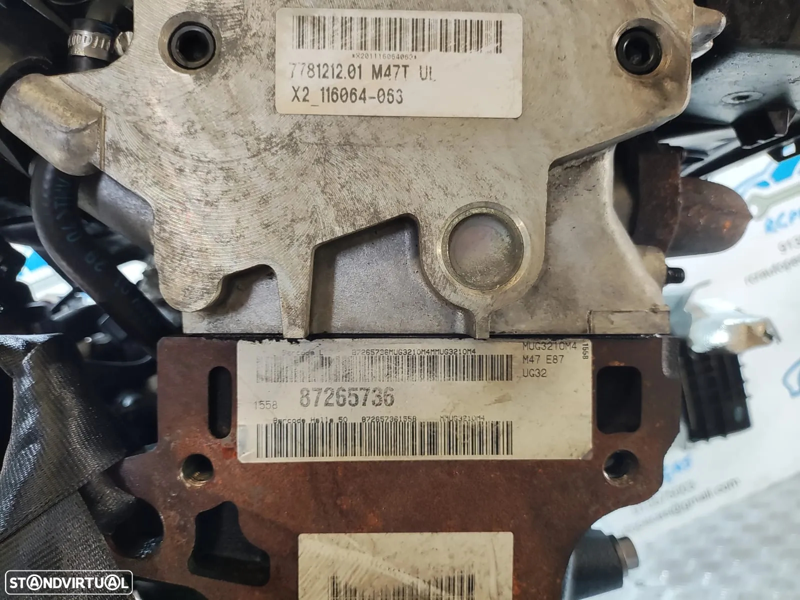 Motor Completo BMW M47D20 M47 204D4 122cv 16v Diesel Serie 1 3 318d 118d Bosch - 7