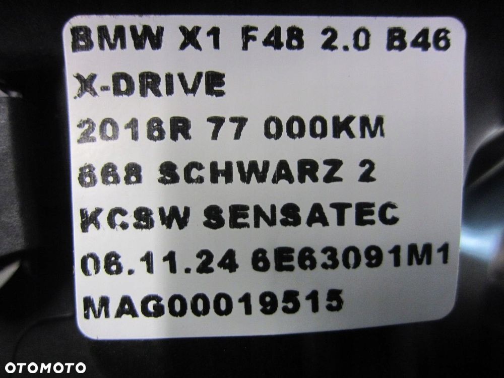 BMW X1 F48 F45 F56 B48 FILTR POWIETRZA OBUDOWA FILTRA 7639749 13717639749 - 11