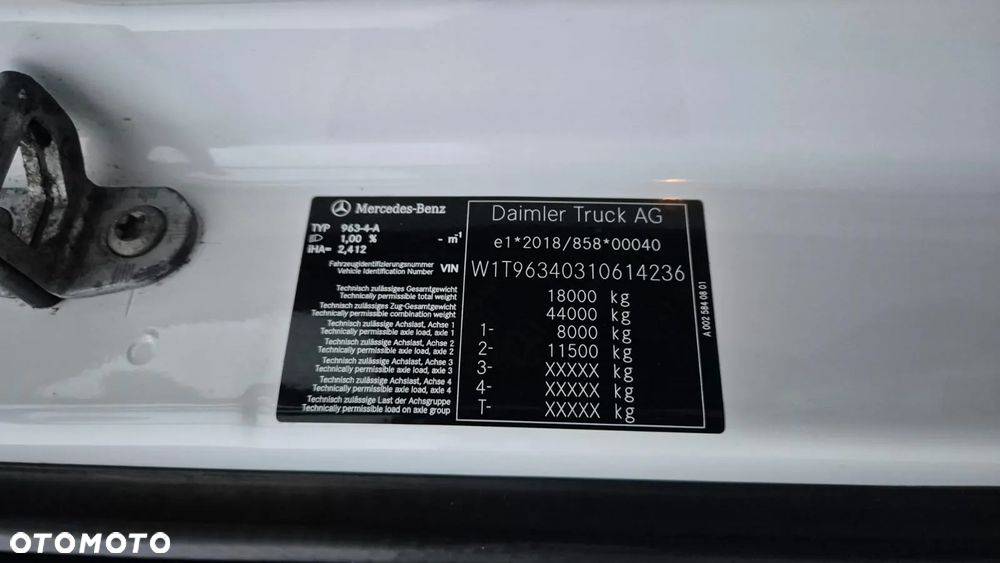 Mercedes-Benz MERCEDES-BENZ///ACTROS///1845/// MP5///2022///GIGA SPACE///SALONKA/// STANDARD///PODUSZKI///LEDY///VIRTUAL COCPIT///KLIMATYZACJA POSTOJOWA/// WAGA///NAWIGACJA///STAN BARDZO DOBRY - 30