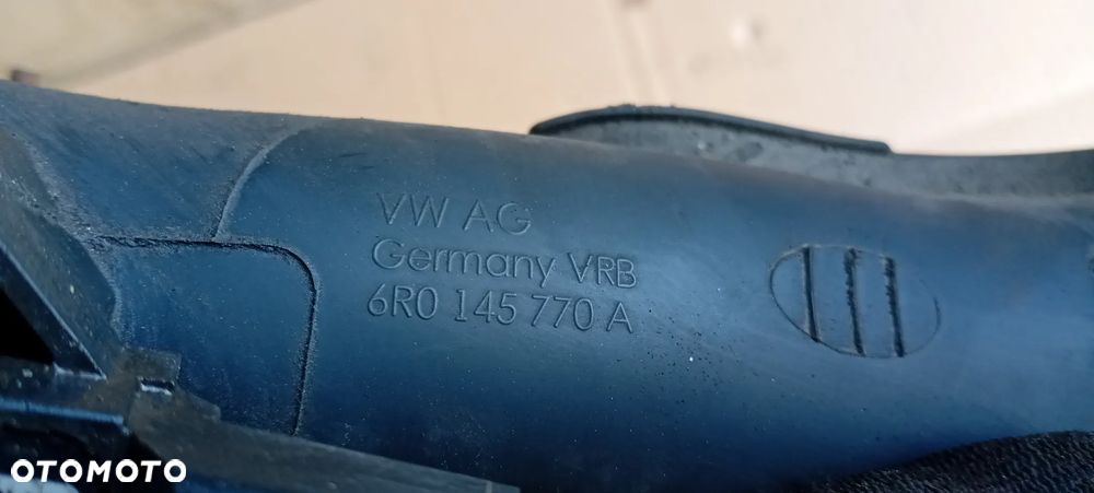 Przewód wąż rura intercoolera Skoda Fabia II 1.6 TDI 6R0145770A - 10