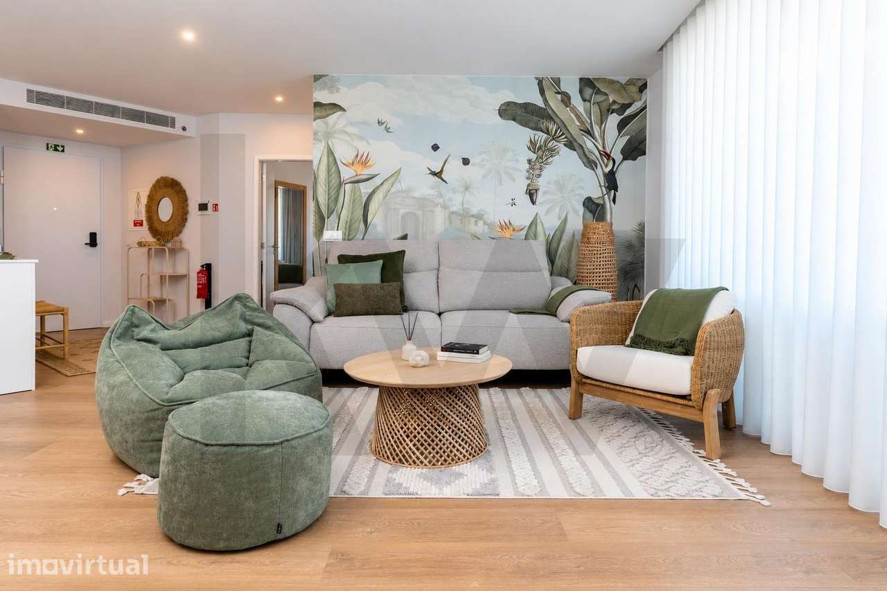 APARTAMENTO T1 CATIVANTE  | ESTILO BOHO-CHIC | TERRAÇO PRIVADO & VIST - Grande imagem: 4/24