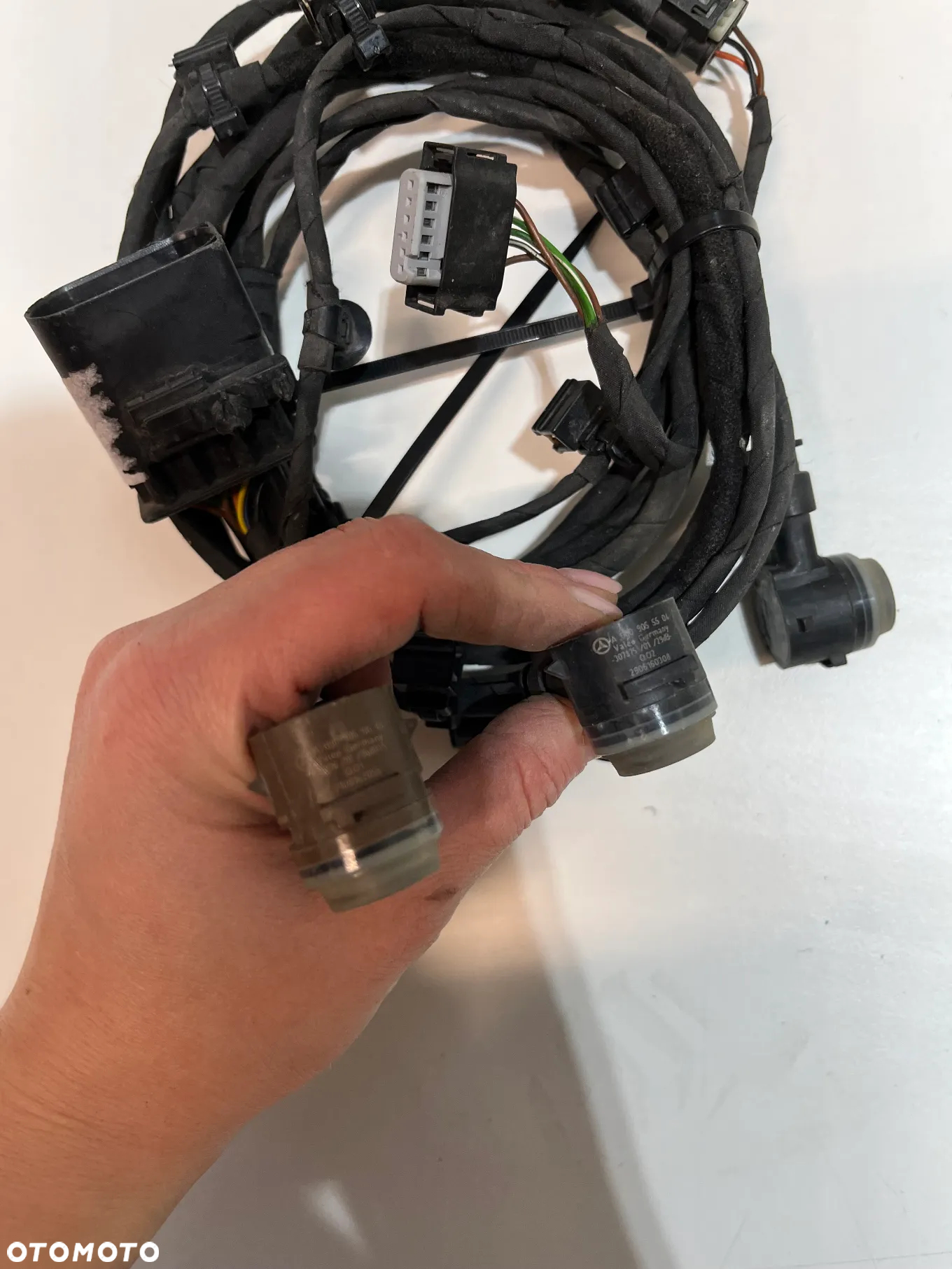 MERCEDES ML GL GLE W166 WIĄZKA INSTALACJA ZDERZAK TYŁ A0565450528   4XPDC(A0009055504) - 3