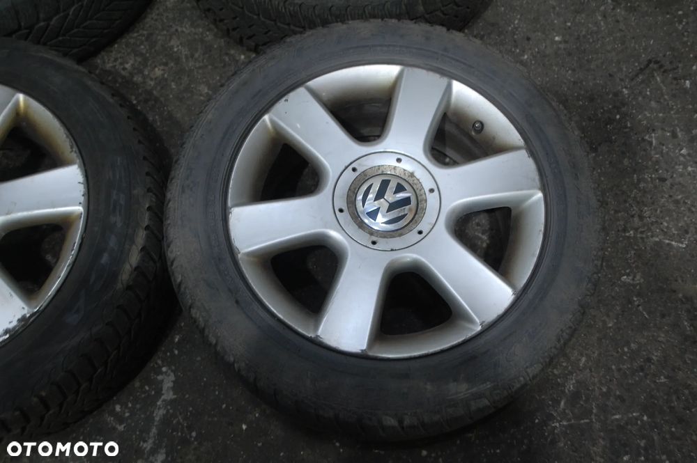 KOŁA FELGI ALUMINIOWE + OPONY ZIMOWE 1T0601025C 5X112 ET50 6.5J 205/55R16 VW TOURAN I GOLF V AUDI SEAT SKODA - 3