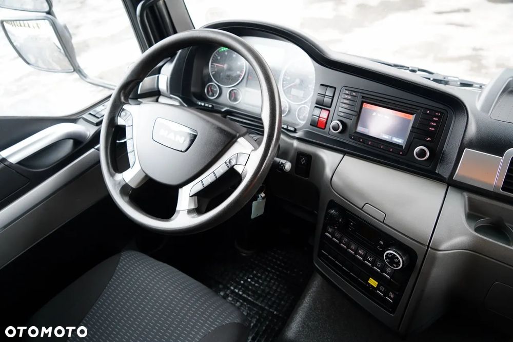 MAN TGM 18.340 / 4X2 / 3 STRONNA WYWROTKA / HYDROBURTA / BRYGADÓWKA 7 MIEJSC / BORDMATIC - 27