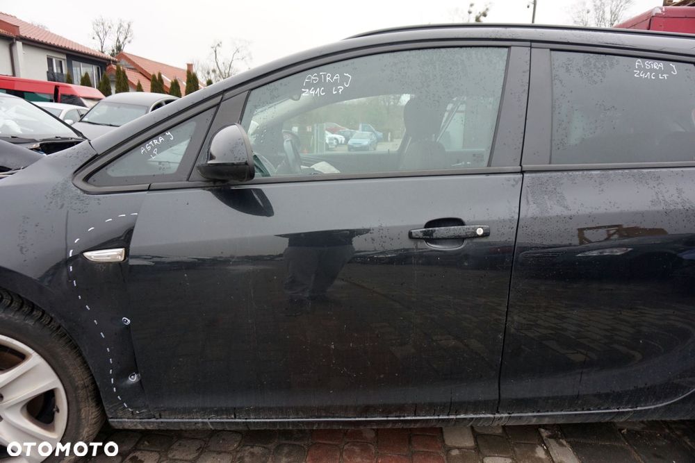 DRZWI PRZEDNIE LEWE ASTRA IV J KOMBI Z41C  CZARNY OPEL 2009-2015 - 1