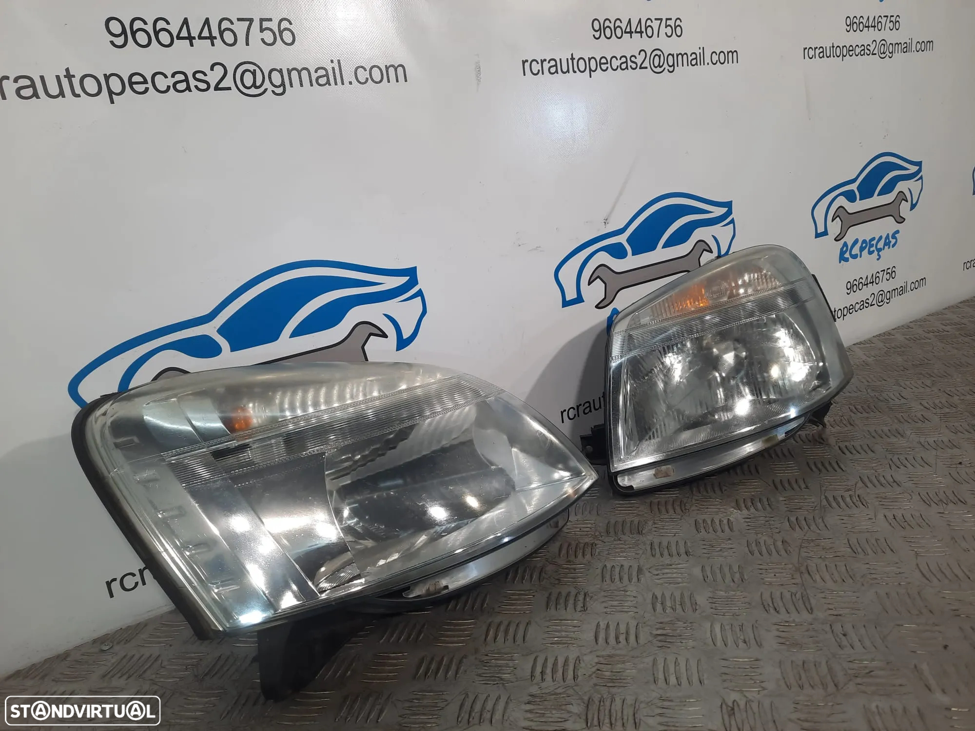 OTICA OTICAS ORIGINAIS ESQUERDA DIREITA CITROËN BERLINGO I 1 Mk1 FASE 2 FIRST BODY BOX MPV OPTICA OPTICAS FAROL FAROIS - 7