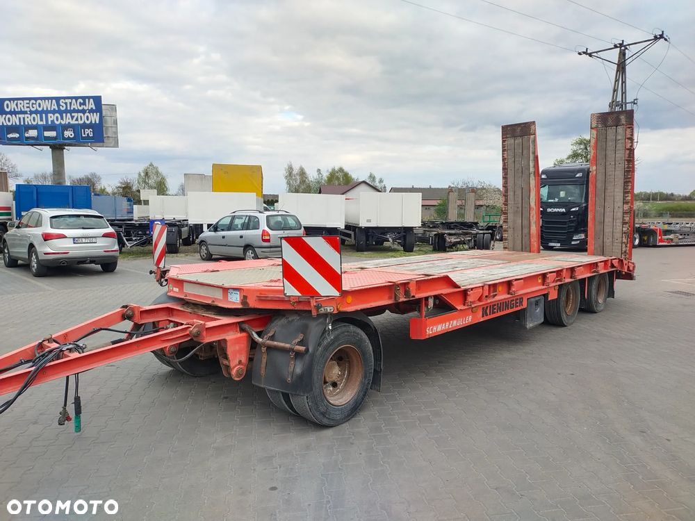 Schwarzmuller Przyczepa niskopodwoziowa 3 OSIE Najazdy Ręcznie rozkładane - 6