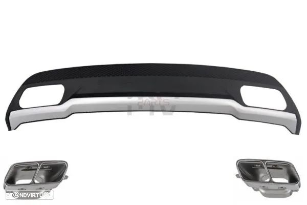 Difusor + Ponteiras Mercedes A W176 (2012 a 2015) - 4