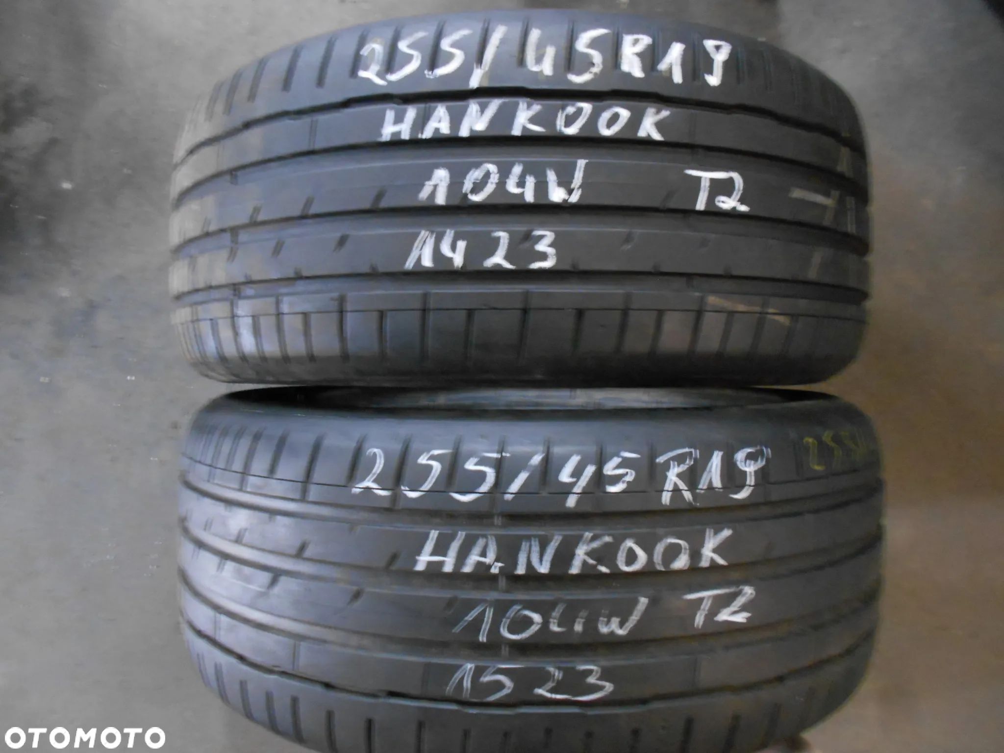 OPONY 255/45R19 HANKOOK VENTUS S1 EVO3 T2 DOT 1523 7MM - 1