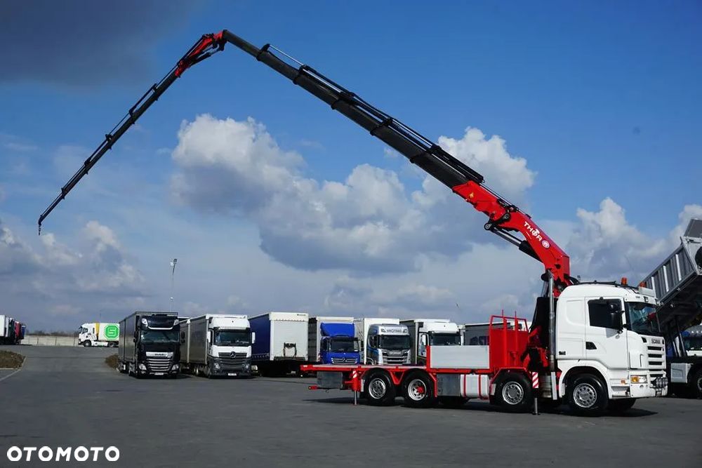 Scania G 480 / 8 X 2 / SKRZYNIOWY + HDS / HMF THOR - O K6 + JIB FJ 2000 K6 / WYSIĘG 33,5 M - 6