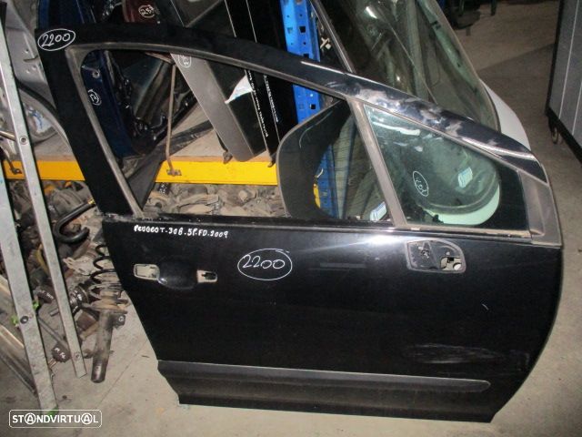Porta POR2200 PEUGEOT 308 2009 5P PRETO FD - 1