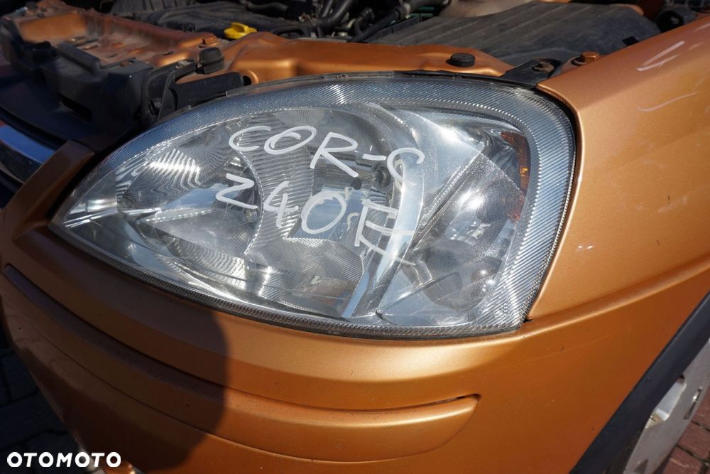 MASKA ZDERZAK BŁOTNIKI LAMPY CORSA C III Z40E  OPEL 1999-2003 ZŁOTY PRZÓD KOMPLETNY - 25