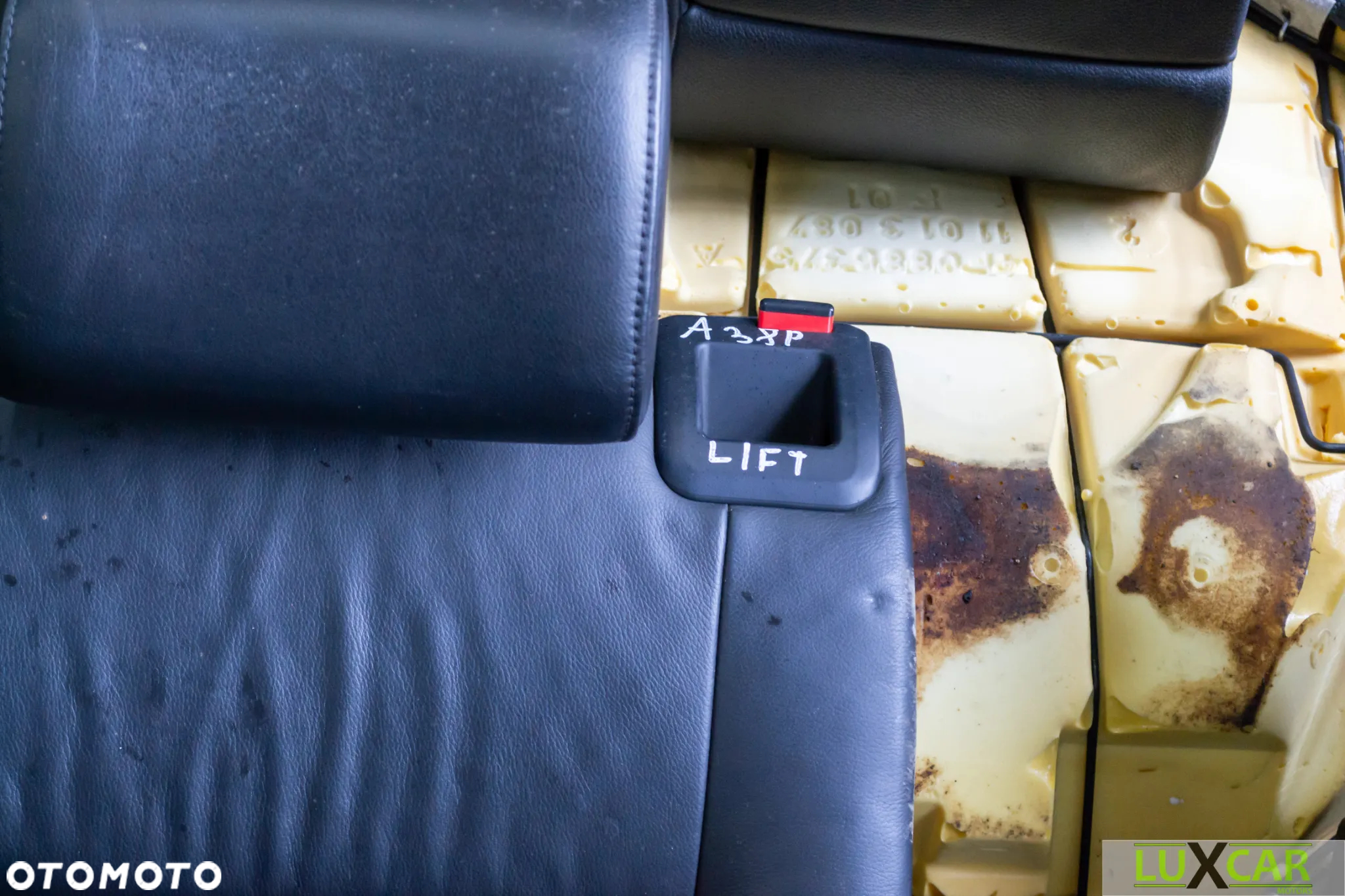 AUDI A3 8P SPORTBACK LIFT 5D FOTELE KANAPA CZARNA SKÓRA KOMPLET GORLICE - 17