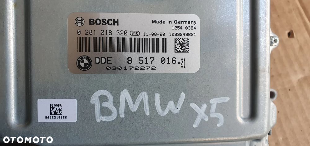 Komputer sterownik silnika BMW X5 E70 3.0D 8517016 - 5